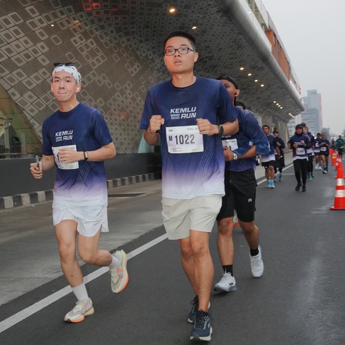 Race photo from KEMLU RUN 2026