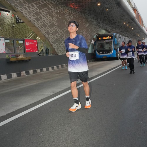 Race photo from KEMLU RUN 2026