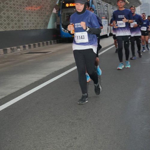 Race photo from KEMLU RUN 2026