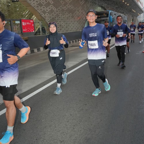 Race photo from KEMLU RUN 2026