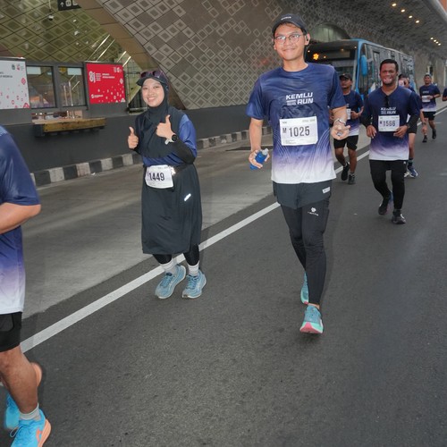 Race photo from KEMLU RUN 2026