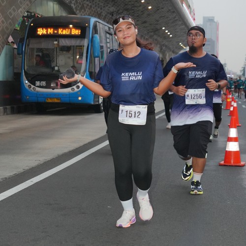 Race photo from KEMLU RUN 2026