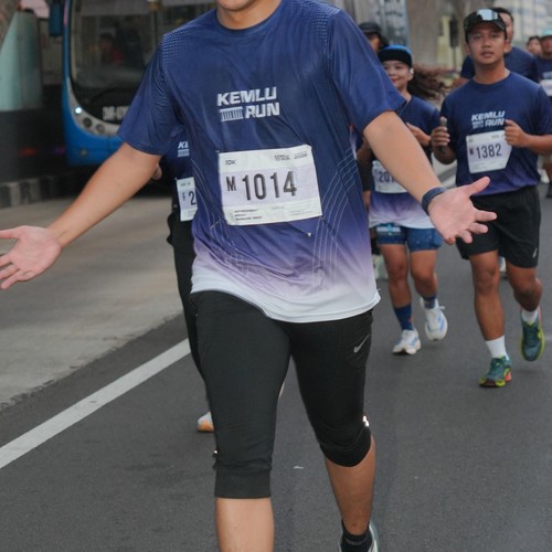 Race photo from KEMLU RUN 2026