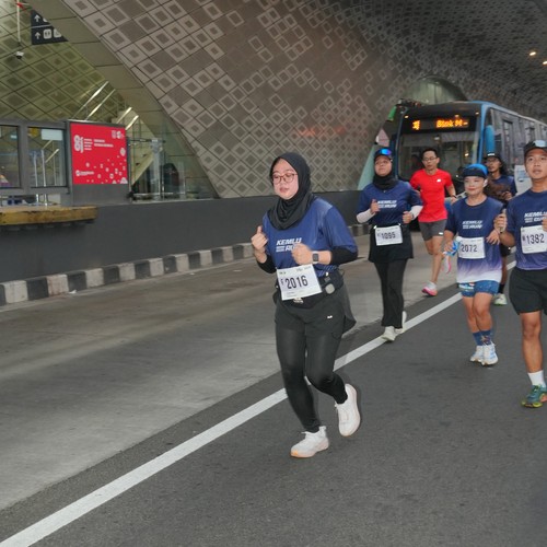 Race photo from KEMLU RUN 2026