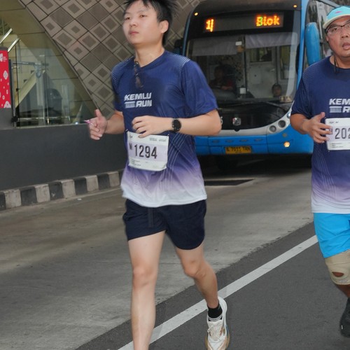 Race photo from KEMLU RUN 2026