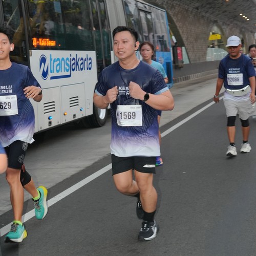 Race photo from KEMLU RUN 2026