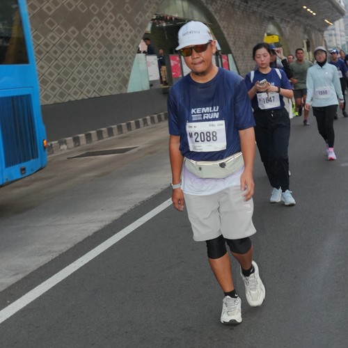 Race photo from KEMLU RUN 2026