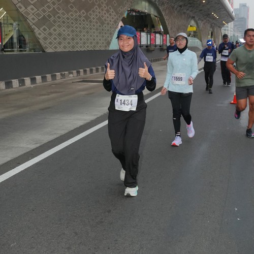Race photo from KEMLU RUN 2026