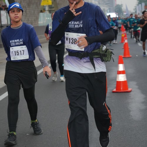 Race photo from KEMLU RUN 2026