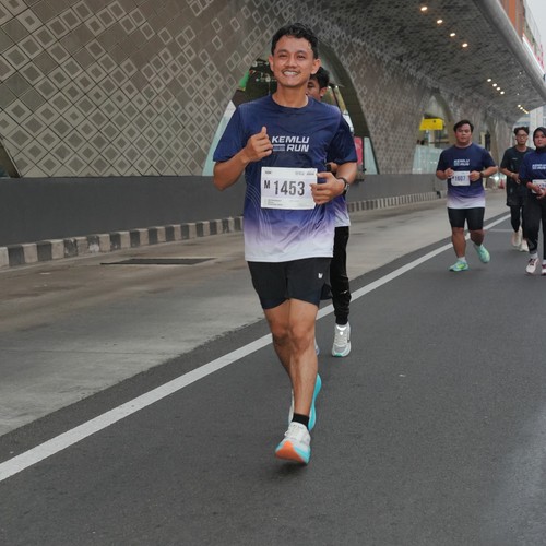 Race photo from KEMLU RUN 2026