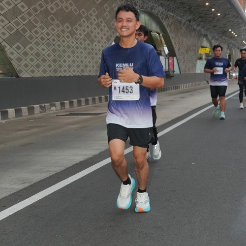 Race photo from KEMLU RUN 2026