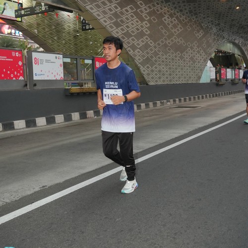 Race photo from KEMLU RUN 2026
