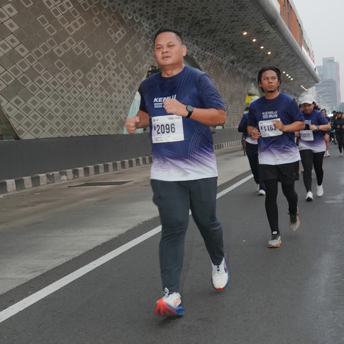 Race photo from KEMLU RUN 2026
