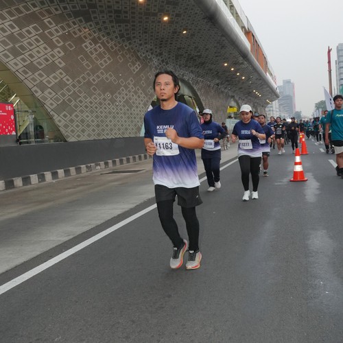 Race photo from KEMLU RUN 2026