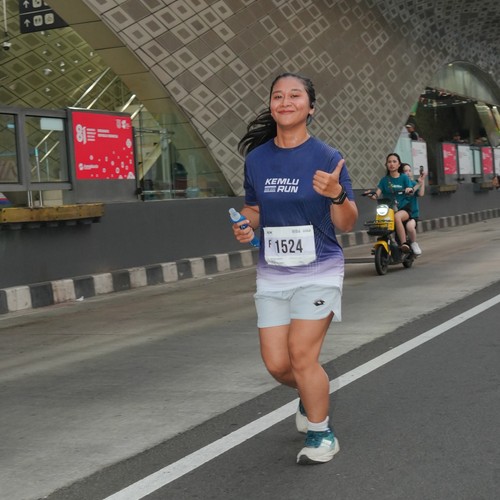 Race photo from KEMLU RUN 2026