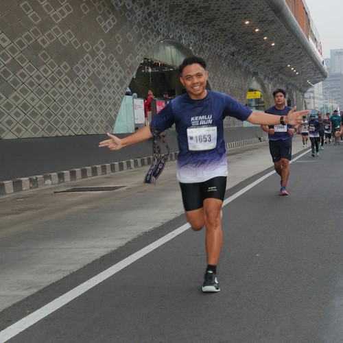 Race photo from KEMLU RUN 2026