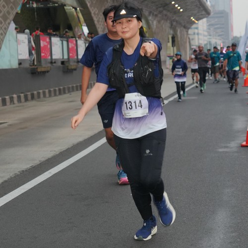 Race photo from KEMLU RUN 2026