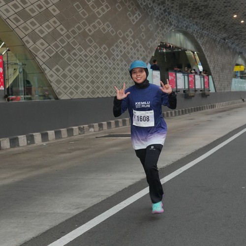 Race photo from KEMLU RUN 2026
