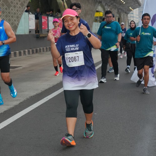 Race photo from KEMLU RUN 2026