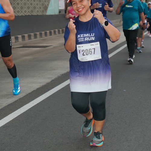 Race photo from KEMLU RUN 2026