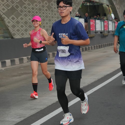 Race photo from KEMLU RUN 2026