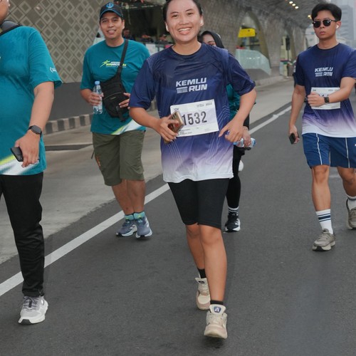 Race photo from KEMLU RUN 2026