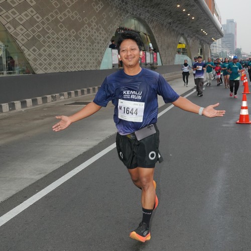 Race photo from KEMLU RUN 2026
