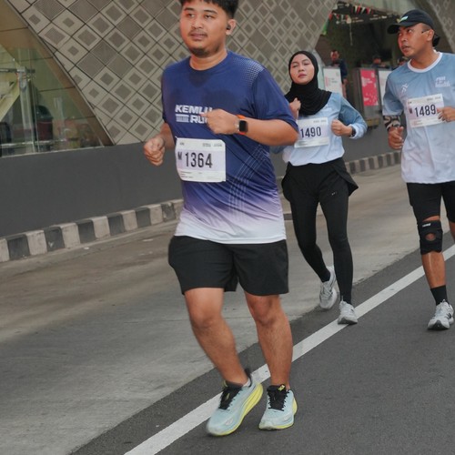 Race photo from KEMLU RUN 2026
