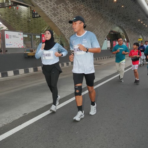 Race photo from KEMLU RUN 2026