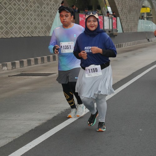 Race photo from KEMLU RUN 2026