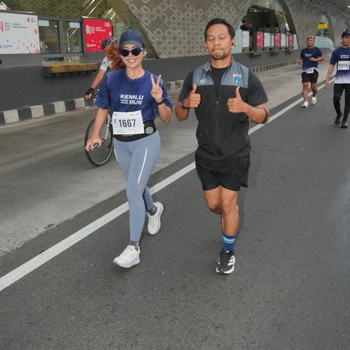 Race photo from KEMLU RUN 2026