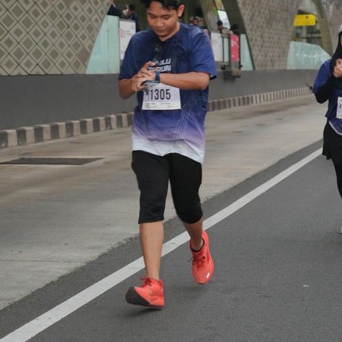 Race photo from KEMLU RUN 2026