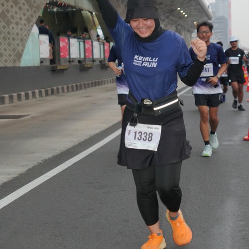 Race photo from KEMLU RUN 2026