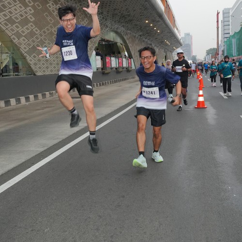 Race photo from KEMLU RUN 2026