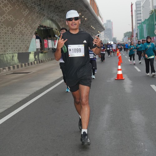 Race photo from KEMLU RUN 2026