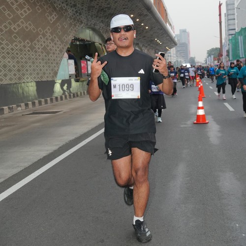 Race photo from KEMLU RUN 2026