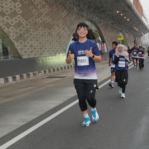 Race photo from KEMLU RUN 2026