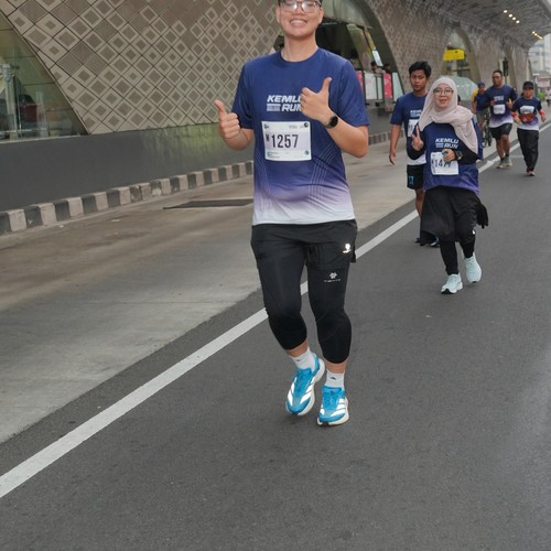 Race photo from KEMLU RUN 2026
