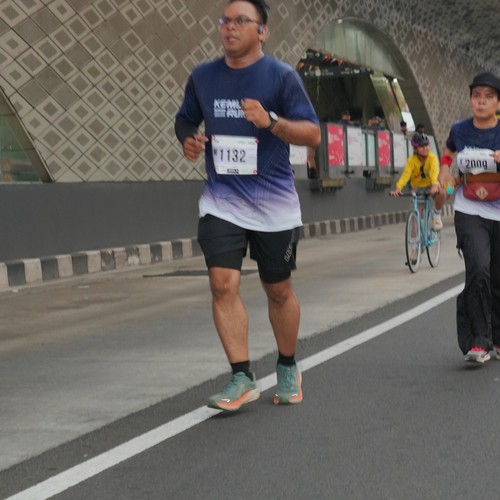 Race photo from KEMLU RUN 2026