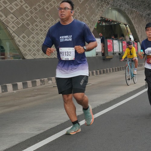 Race photo from KEMLU RUN 2026
