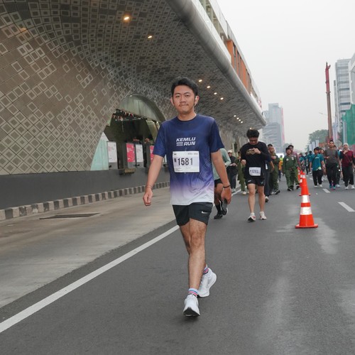 Race photo from KEMLU RUN 2026