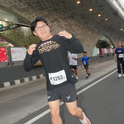 Race photo from KEMLU RUN 2026
