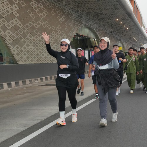 Race photo from KEMLU RUN 2026