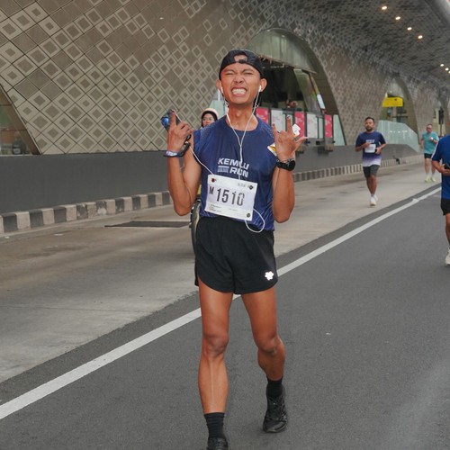 Race photo from KEMLU RUN 2026