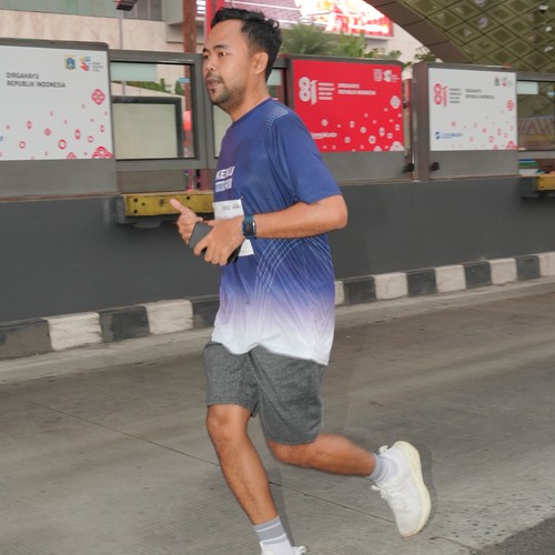 Race photo from KEMLU RUN 2026