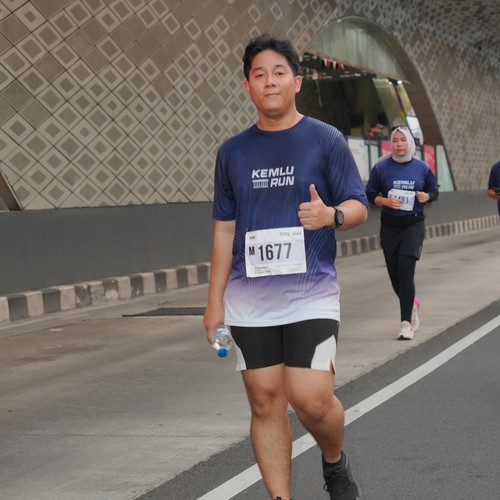 Race photo from KEMLU RUN 2026