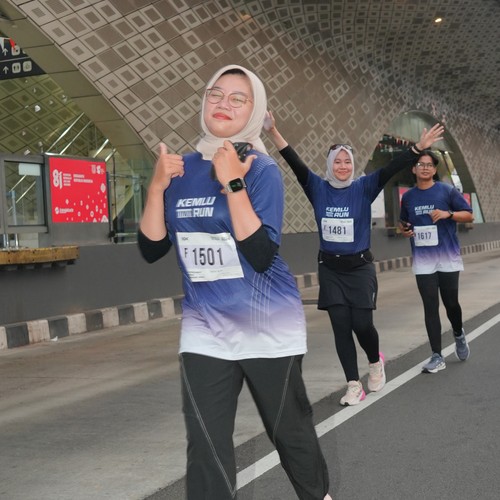 Race photo from KEMLU RUN 2026