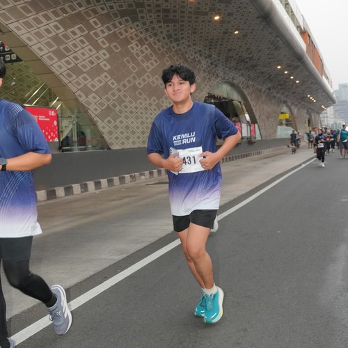 Race photo from KEMLU RUN 2026