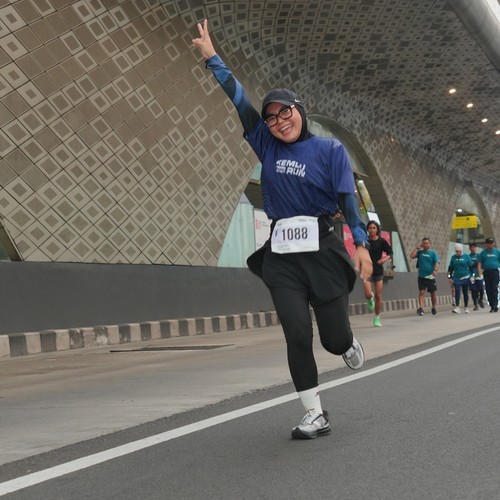 Race photo from KEMLU RUN 2026