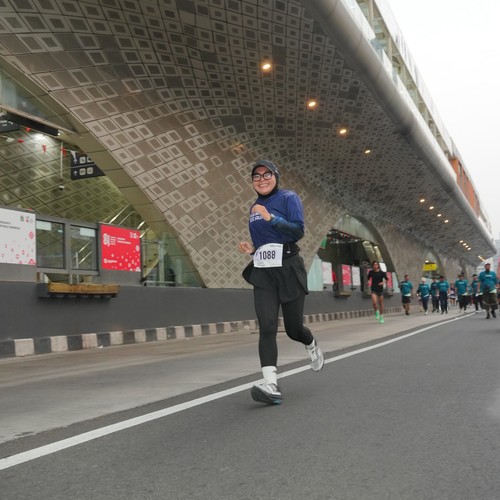 Race photo from KEMLU RUN 2026